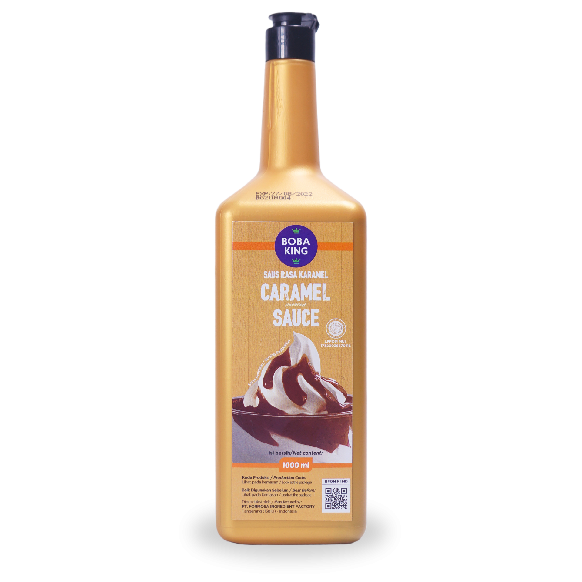 BOBA KING SAUCE CARAMEL 6 X 1 L